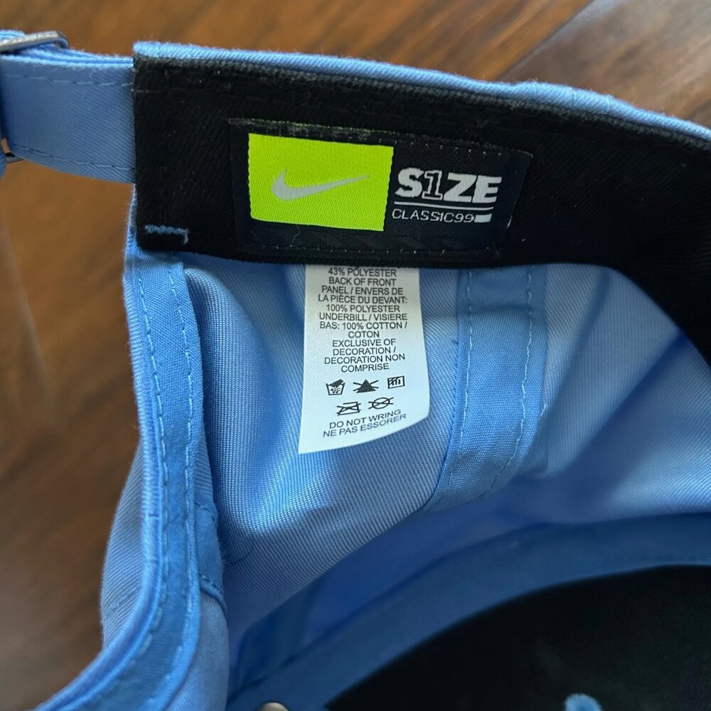 Nike North Carolina blue adjustable hat cap Classic 99 - Picture 5 of 6